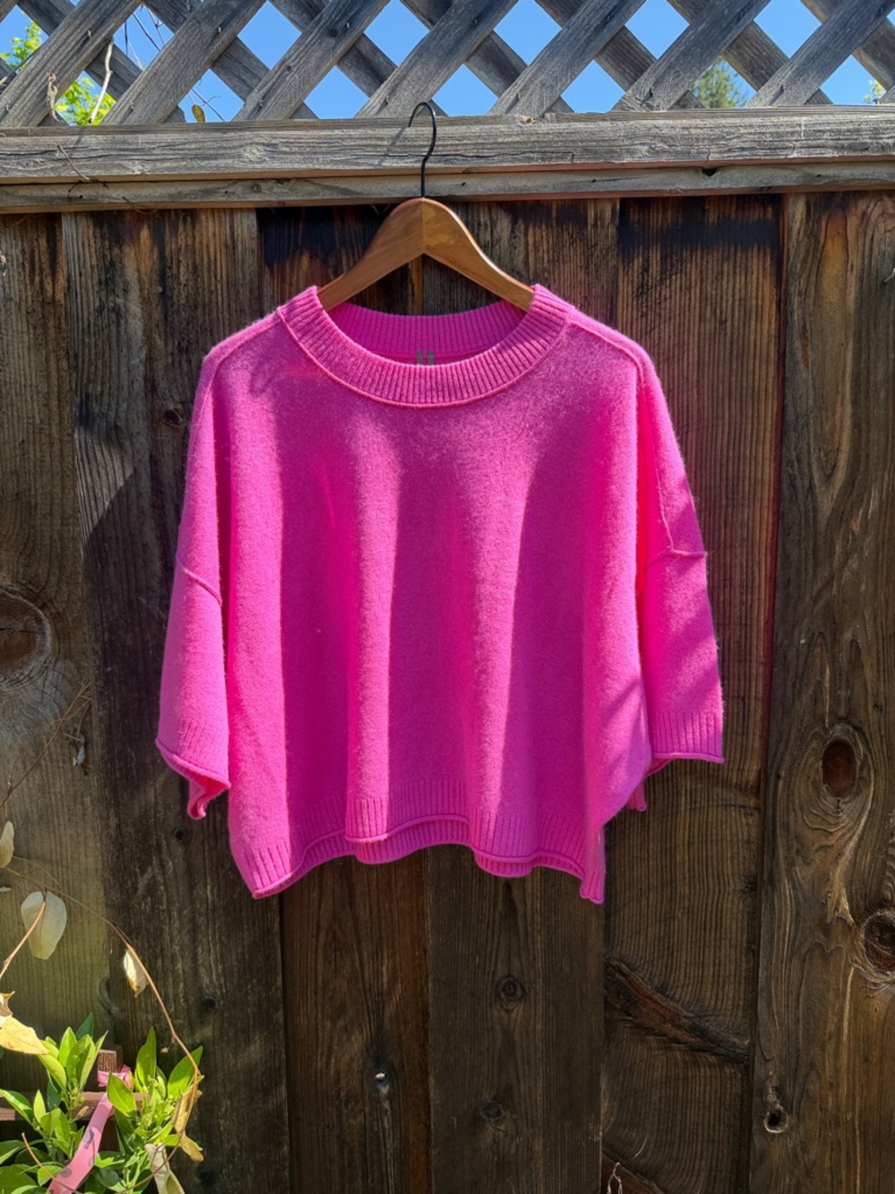 NWOT Anthropologie The Goldie Crew Neck Cashmere Sweater